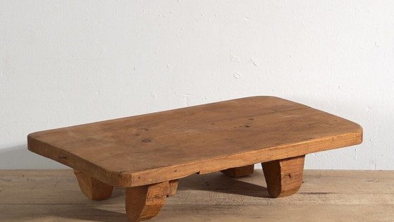 Table basse carrée antique (c.1920) #9 – Tables basses, Rustic (photo 3 of 10)