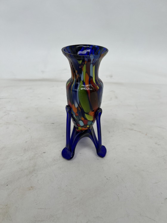 Image 1 of Vintage Fratelli Toso Murano Glass Vase