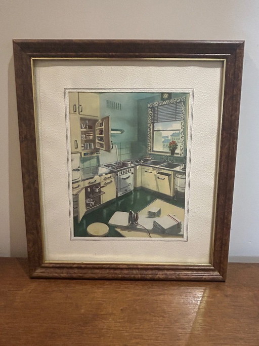 vintage illustration from 1950