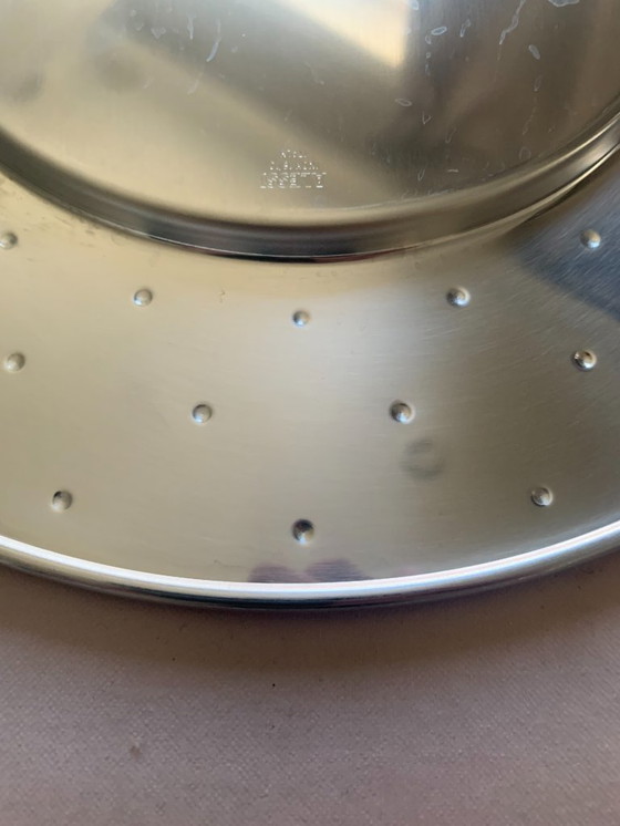 Image 1 of Assiettes de présentation ALESSI, lot de 8, dans leur étui d'origine – comme neuves (jamais utilisées)