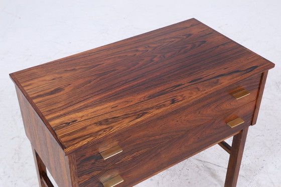 Image 1 of Vintage ladekast | Mid Century laden nachtkastje | Retro jaren 60 palissander opbergmeubel #07-44