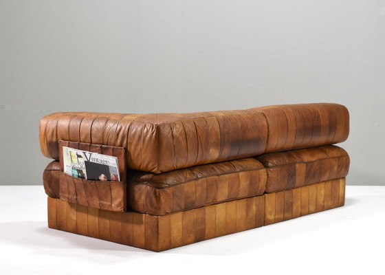 De Sede DS-88 Divano modulare Daybed in pelle Cognac Tan Svizzera, anni '70, Divani modulari, Marrone (foto 7 di 20)