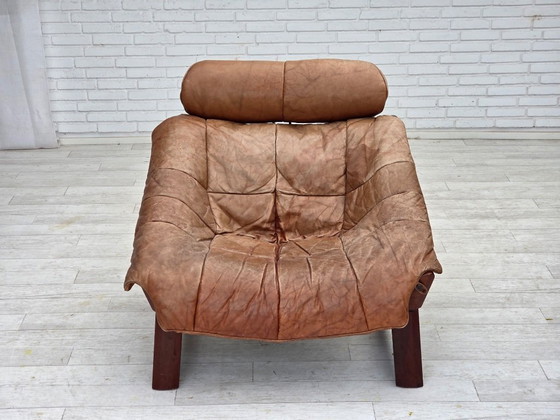 Image 1 of Anni '70, design norvegese di Jan Erik Lindgren, modello di poltrona "Amazon".