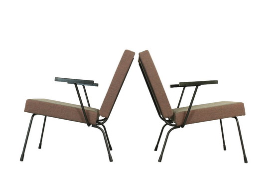 Image 1 of Juego de 2 sillones 1407 de Wim Rietveld para Gispen