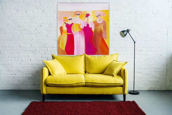Acrylic painting #Womb 100x100cm – joart, Paintings & Drawings, Canvas (photo 8 of 9)