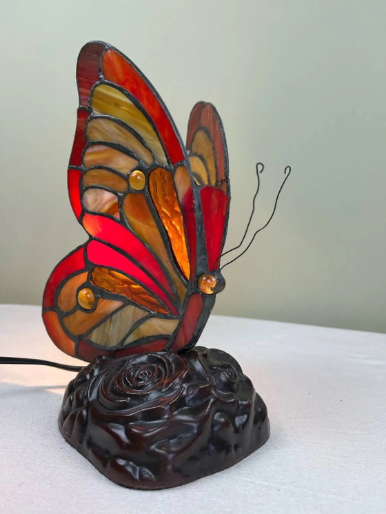 Schmetterlingslampe – Tischlampen, Crystal, Glass, Tiffany (photo 7 of 12)