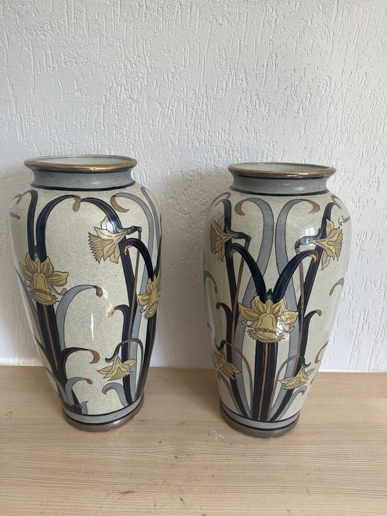 Image 1 of Set of G. Fieravino Vases
