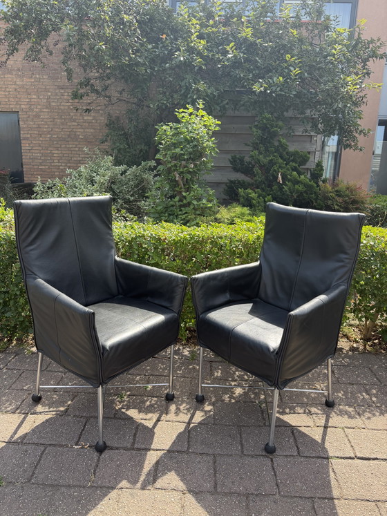 Montis Chaplin – Sillas de comedor, Leather, Metal (photo 3 of 7)