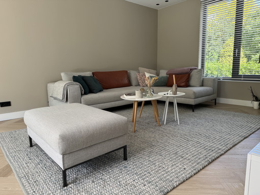 Ecksofa Design auf Lager Aikon Lounge Milton mit Fußhocker
