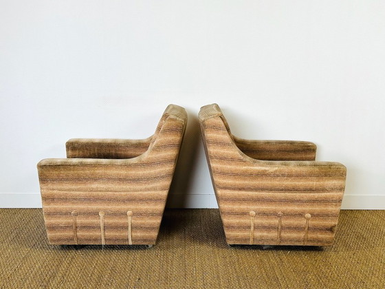 Image 1 of Coppia di poltrone vintage in velluto, 1970