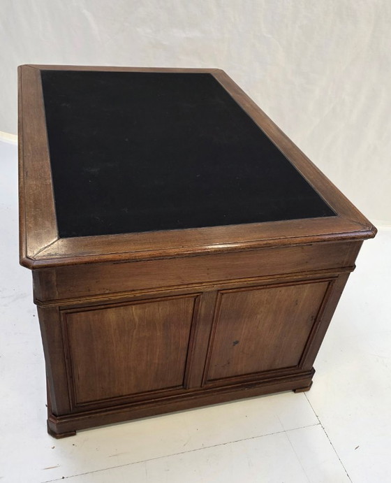 Image 1 of Bureau, antiek engels massief bureau