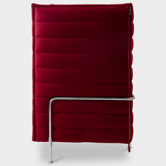 Vitra Alcove Sofa, rot, 238 x 136 cm – Metal, Textile (photo 3 of 7)