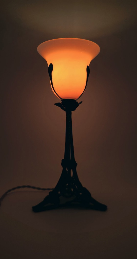 Image 1 of Lampe tulipe Art nouveau Loetz - Powolny