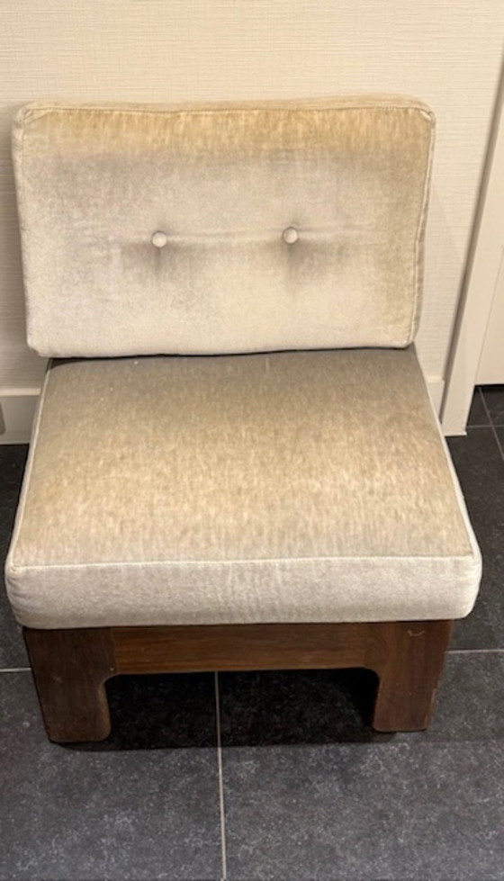 Image 1 of Van den Berghe-Pauvers modulaire sofa – 3-zit + hoekmodule + 1-zit – Belgische designklassieker