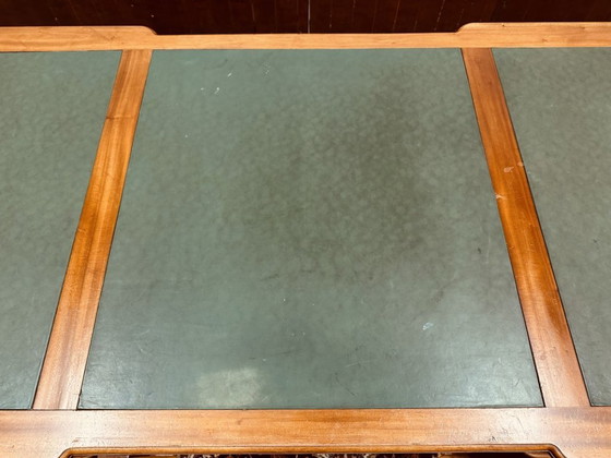 Scrivania classica inglese Partnerdesk – Scrivanie, Leather, Wood (photo 18 of 19)