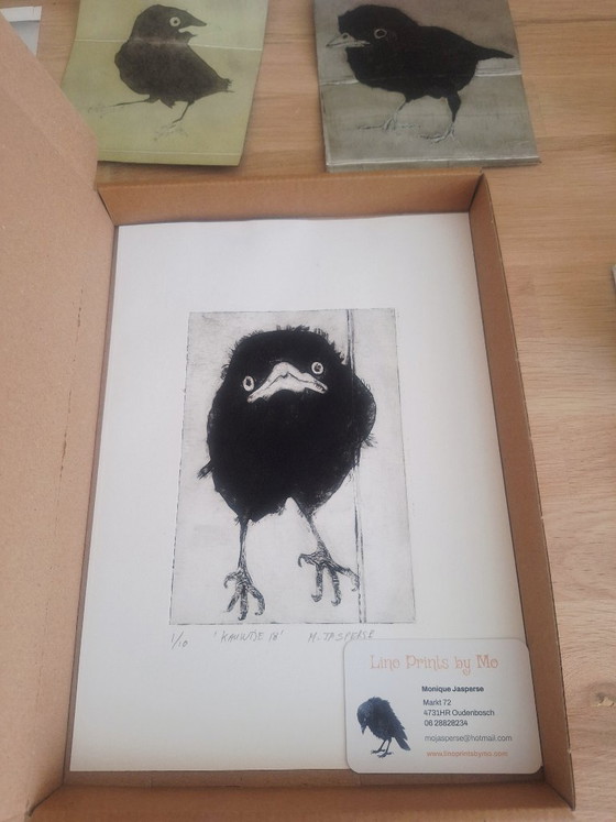 Tetra-pak ets/ 'Kauwtje' – Kunst, Papier (photo 6 of 6)