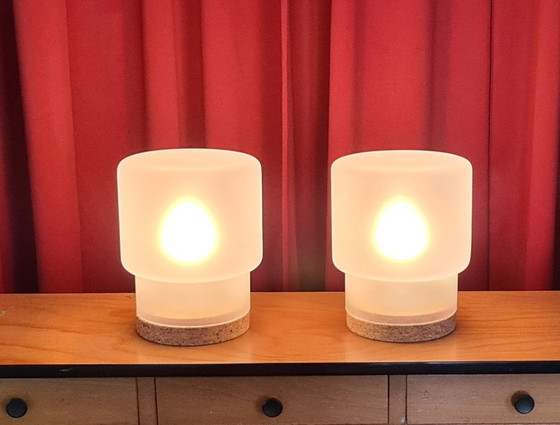 Image 1 of 2x IKEA Sinnerlig años 80
Lámpara de mesa de vidrio esmerilado