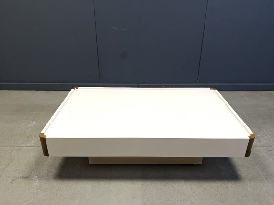 Image 1 of Tavolino da caffè vintage attribuito a Willy Rizzo, anni '70