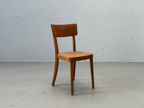 Sedia in Legno Vintage Svizzera – A. Brandenberg, Uster – Mid-Century – Sedie da camera (photo 13 of 13)