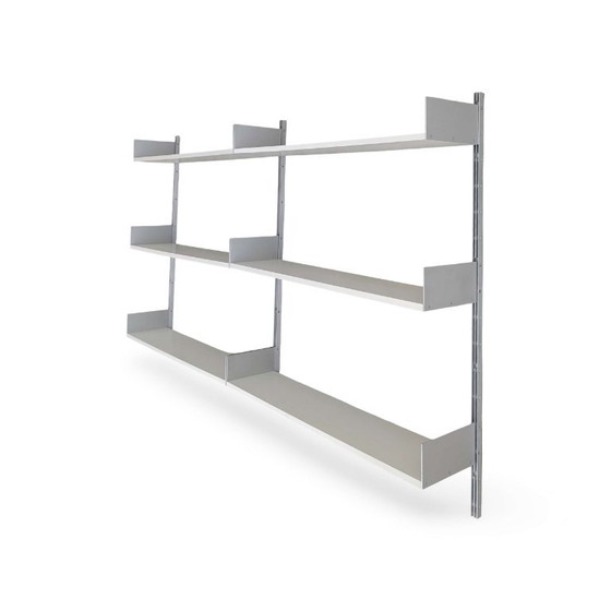 Scaffali a muro originali Dieter Rams 606 Midcentury Vitsoe Alluminio (photo 2 of 5)