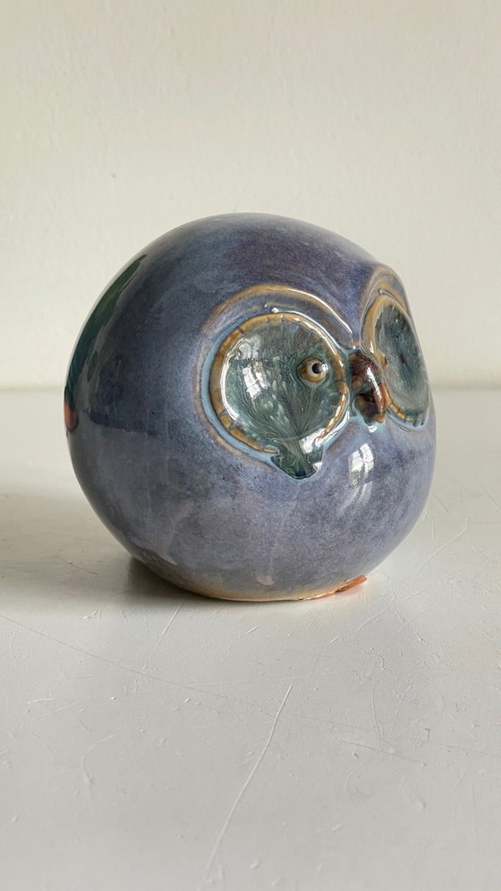 Image 1 of Vintage Handmade Ceramic Owl