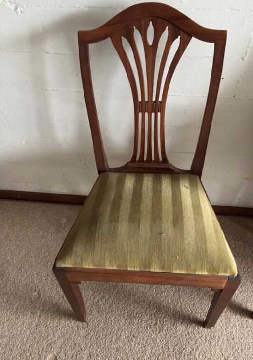 Sillas de comedor antiguas, 2 piezas