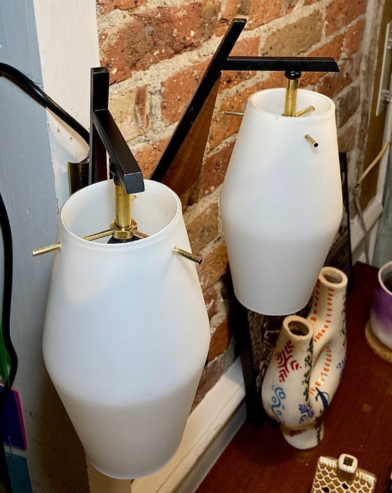 Image 1 of Applique vintage a 2 luci Stilnovo