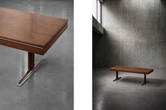 Image 1 of Vintage Mid-Century German Modern Rosewood Adjustable Console from E.M.Ü., 1960s