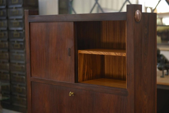 Sekretär aus Palisander aus den 1950er Jahren. – Schreibtisch, Mid Century Modern (photo 5 of 13)