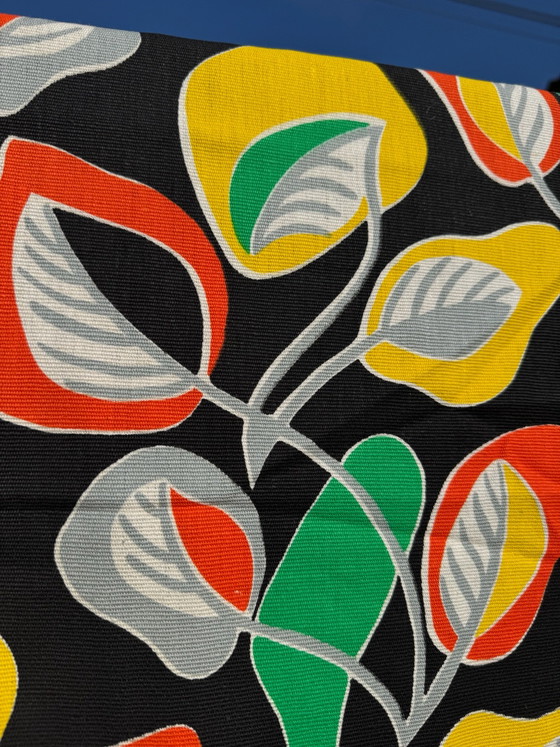 Colorful 70s Pop Curtains, Wall decoration, Cotton, Multi Color (photo 12 of 15)