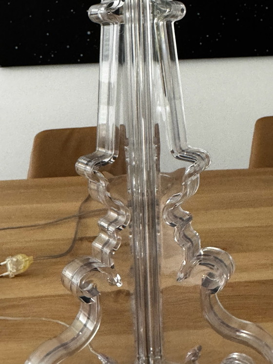 Set of two Kartell Bourgie Table lamps transparent, Plastic (photo 7 of 11)