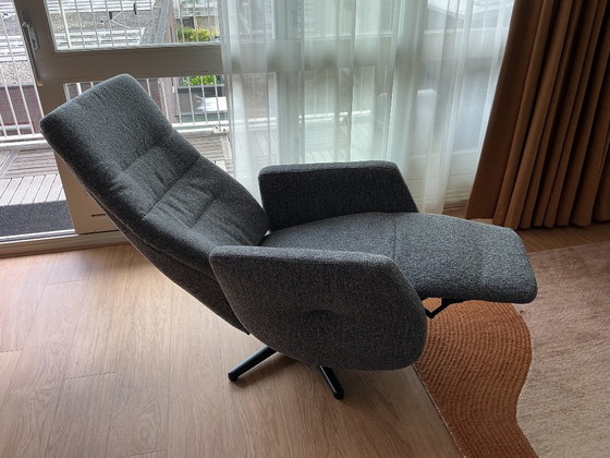 2 De Toekomst relax fauteuils 1x medium en 1x XL – Verstelbare relaxstoel, Leather, Metal (photo 11 of 12)