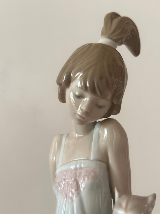 Image 1 of Statuetta Lladro "Bedtime" di Francisco Catalá (1987)