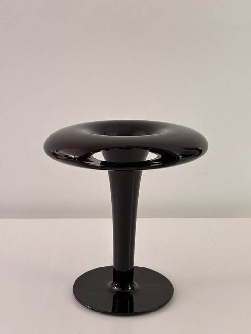 Marc Newson Sci-Fi Vase for Cor Unum, 1993, Black Glazed Ceramic, Signed, Rare