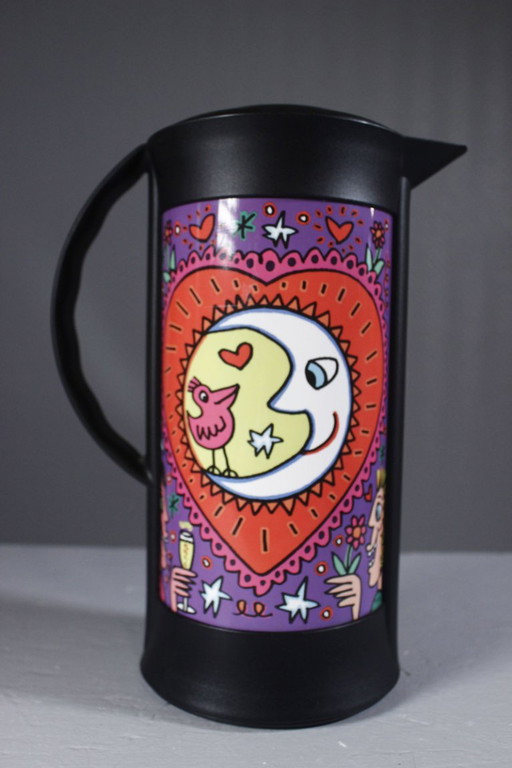 Vintage Alfi Thermos 1980s Change Series Design by James Rizzi – tafelaccessoires, Plastic (photo 2 of 11)