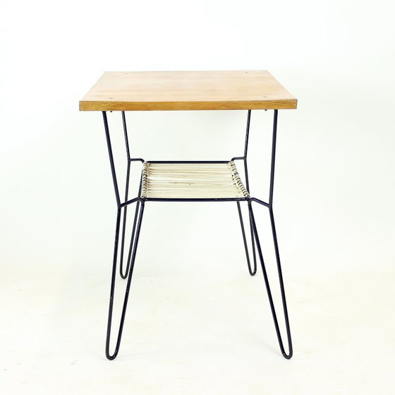 Image 1 of Couchtisch mit Metallgestell, Tschechoslowakei, 1960er Jahre