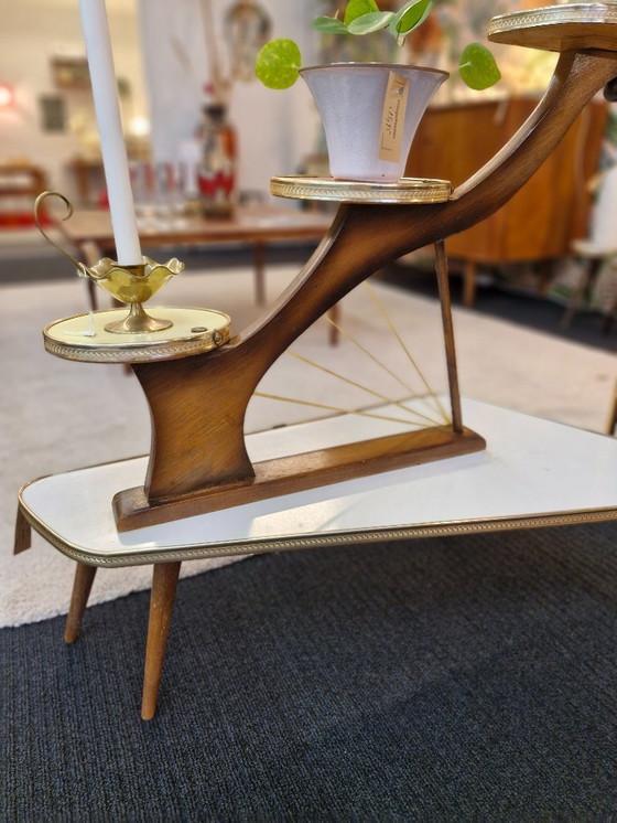 Image 1 of Vintage Plant Shelf 1950s/60s Pastel