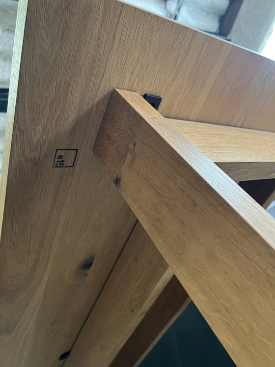 Image 1 of e15 BASIS Hoge Tafel – Massief Eikenhout – 200 × 80 cm – Ontwerp van David Chipperfield