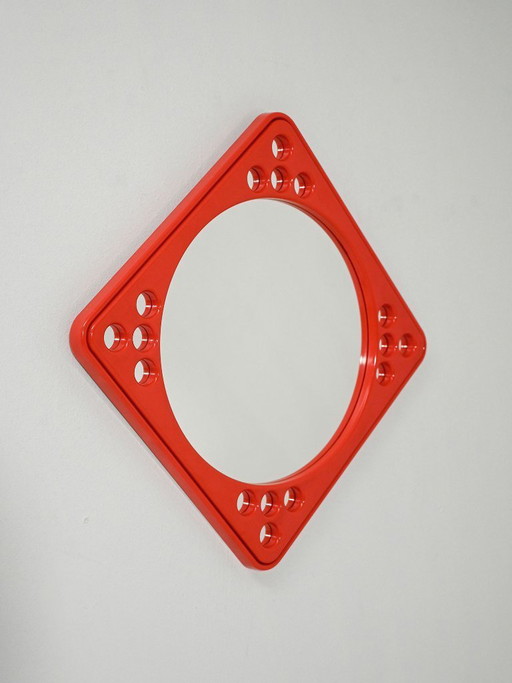 Scandinavische spiegel uit de jaren 70 van Makiesen Kuvastin Oy