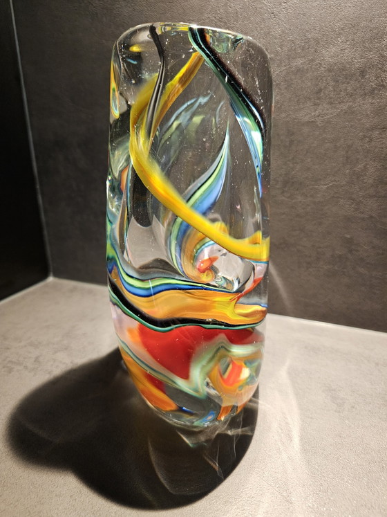 Vaso speciale pesante in Arte in vetro vintage – stile Murano – 4 a 5 kg – Glass (photo 2 of 15)