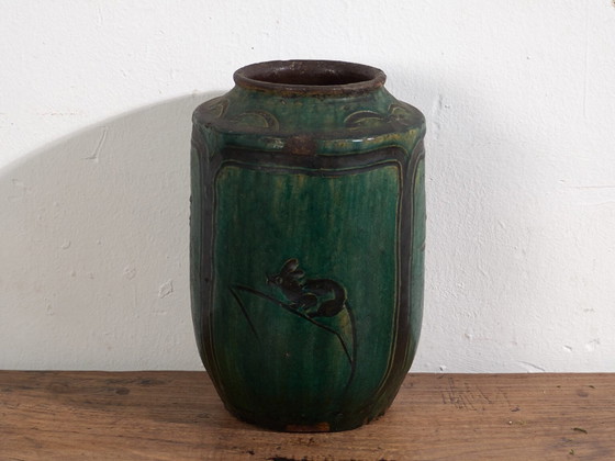 Jarrón asiático antiguo (c.1820) #25 – Jarrones (photo 32 of 40)