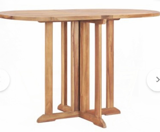 Image 1 of Buiten tafel met 2 stoelen