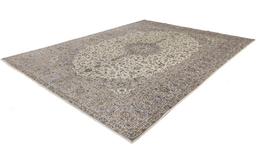 Original Perserteppich Keschan,Kashan Rot 394 x 292 cm Top Zustand Klassik