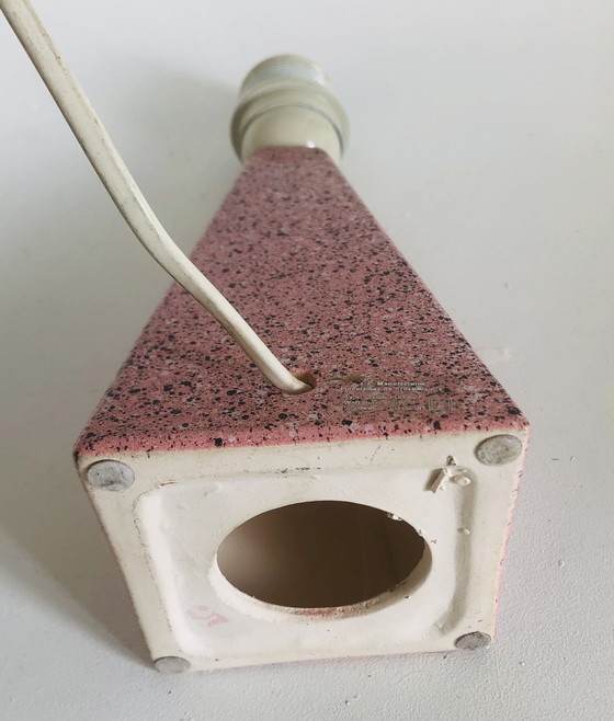 Image 1 of Lamp base in Brussels porcelain with a terrazzo effect