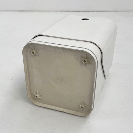 Image 1 of White Laundry Bin by Anna Castelli for Kartell, 1970s