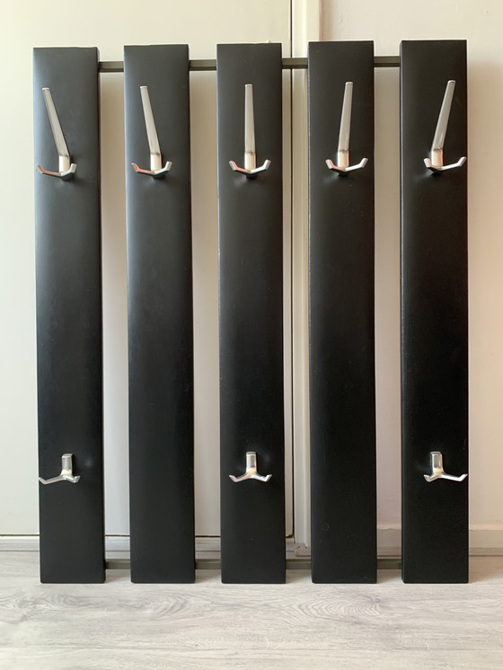 Image 1 of Appendiabiti da parete vintage anni '70 con skai