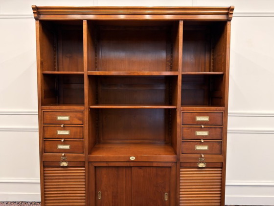 Italian Classic Assi D'Asolo Bookcase – Wood, Brass (photo 14 of 21)