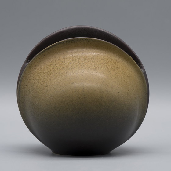 Image 1 of Uta Feyl "Venus" Vase en céramique Duo Rosenthal Studio Line 1980 14Cm + 12Cm Wgp Mcm