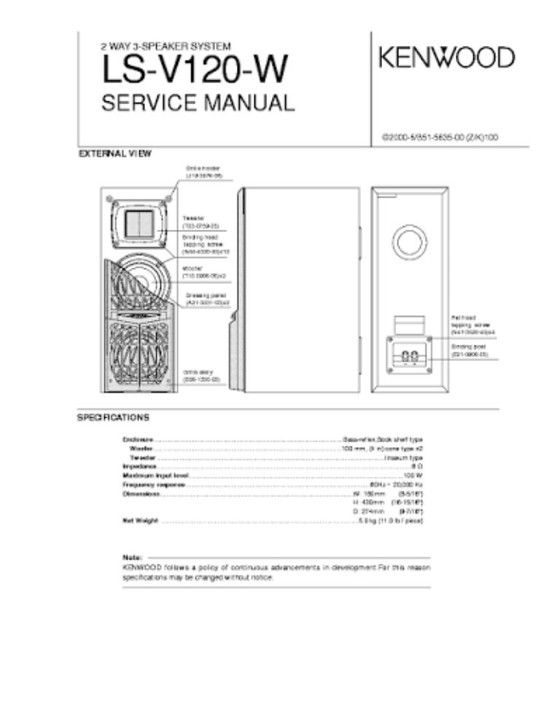 Altoparlanti Hi-Fi vintage, marca Kenwood – Prodotti per la manutenzione (photo 4 of 5)