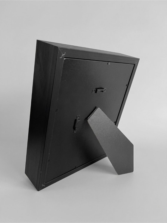 Image 1 of Entomological frame of blue Morpho butterflies – Contemporary naturalist composition under glass